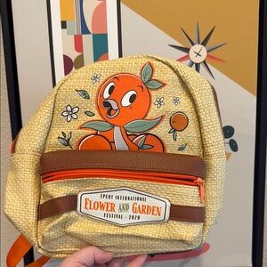 NWT Orange bird mini backpack